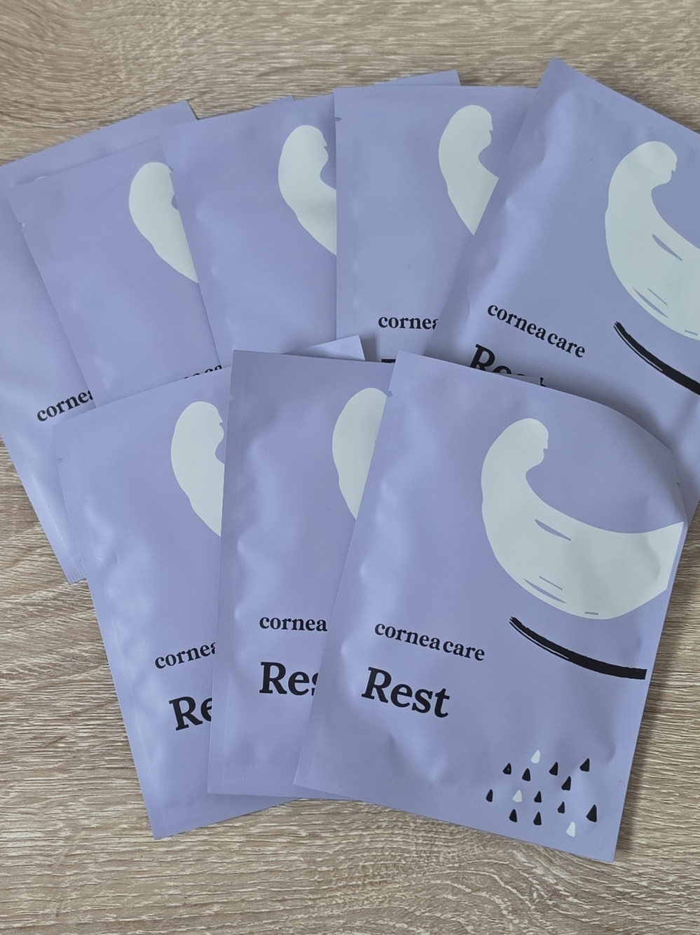 Rest Cornea Care Fast Relief Self Heating Compress Mask for Eyes 8 Ct BB 10/26